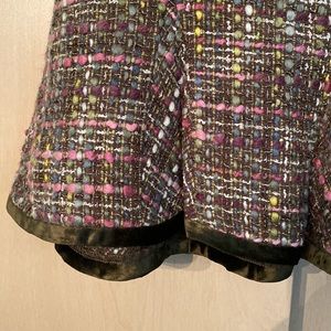 INC Tweed peplum skirt